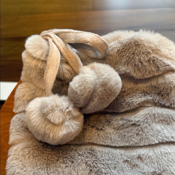 Ugg Christmas Stocking with Pom Poms - Picture 3 of 4